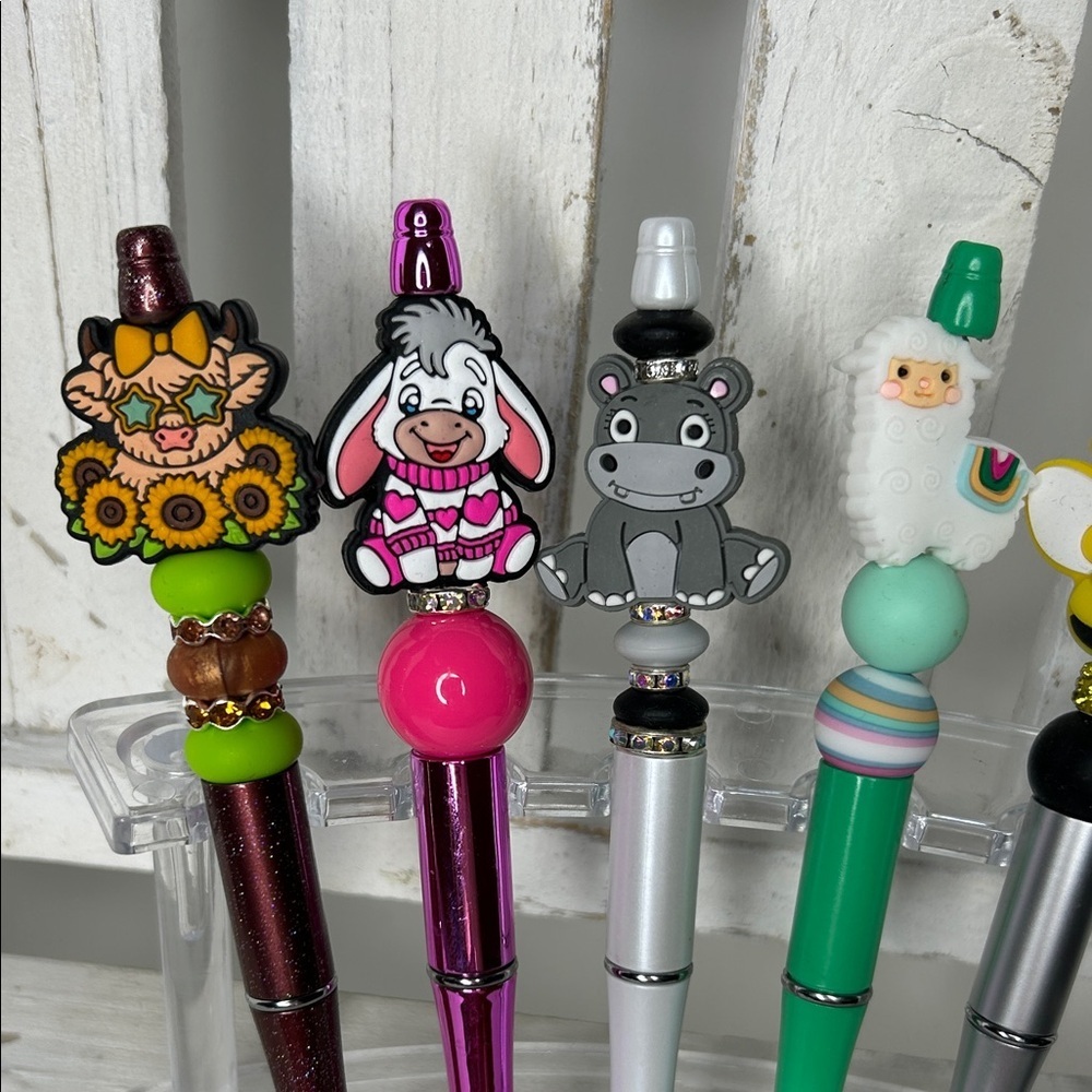 Colorful Character Pens Set - Picture 2 of 3